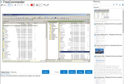 FreeCommander - Flamory bookmarks and screenshots