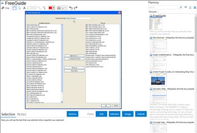 FreeGuide - Flamory bookmarks and screenshots