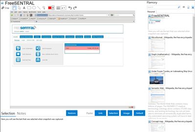 FreeSENTRAL - Flamory bookmarks and screenshots