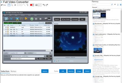 Full Video Converter - Flamory bookmarks and screenshots