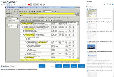 GENViewer - Flamory bookmarks and screenshots