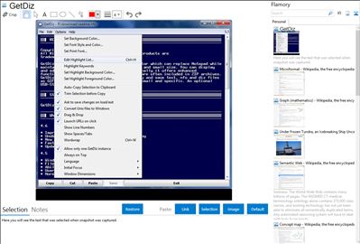 GetDiz - Flamory bookmarks and screenshots