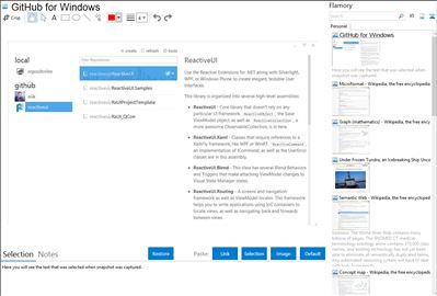 GitHub for Windows - Flamory bookmarks and screenshots