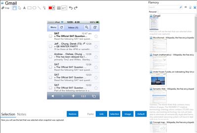 Gmail - Flamory bookmarks and screenshots