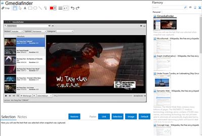 Gmediafinder - Flamory bookmarks and screenshots