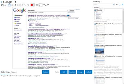Google +1 - Flamory bookmarks and screenshots