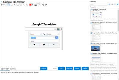 Google Translator - Flamory bookmarks and screenshots