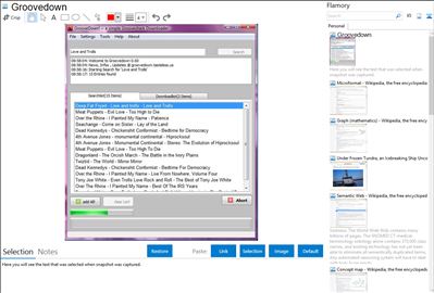 Groovedown - Flamory bookmarks and screenshots