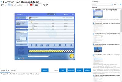 Hamster Free Burning Studio - Flamory bookmarks and screenshots