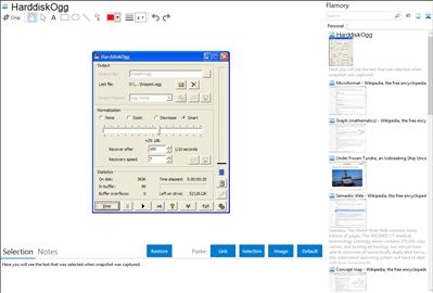HarddiskOgg - Flamory bookmarks and screenshots