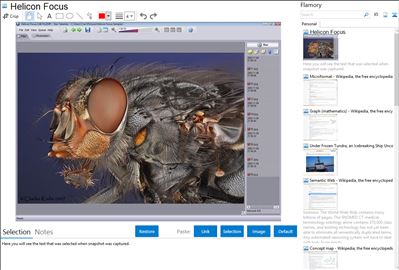 Helicon Focus - Flamory bookmarks and screenshots