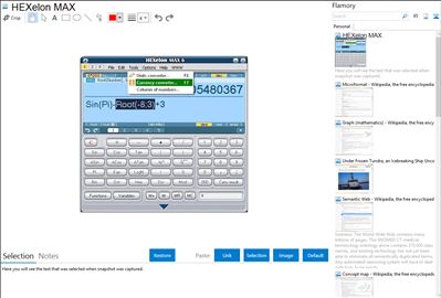 HEXelon MAX - Flamory bookmarks and screenshots