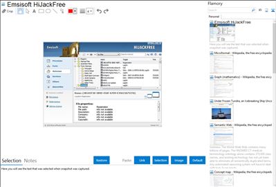 Emsisoft HiJackFree - Flamory bookmarks and screenshots