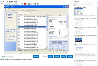 HTTP Spy .NET - Flamory bookmarks and screenshots
