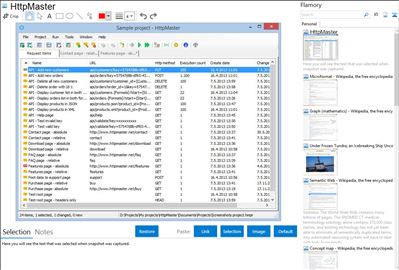 HttpMaster - Flamory bookmarks and screenshots