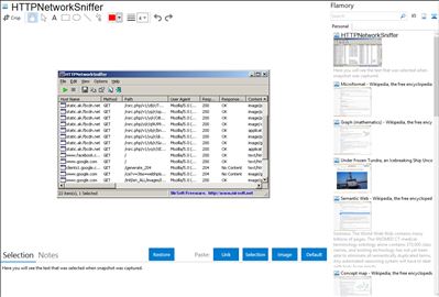 HTTPNetworkSniffer - Flamory bookmarks and screenshots