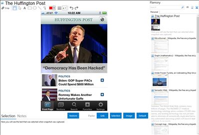 The Huffington Post - Flamory bookmarks and screenshots
