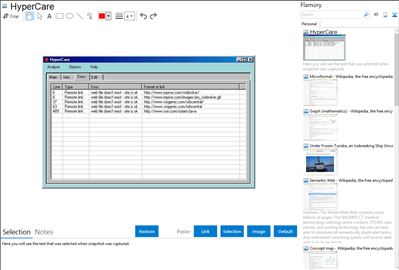 HyperCare - Flamory bookmarks and screenshots