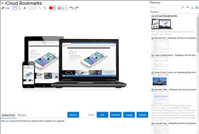 iCloud Bookmarks - Flamory bookmarks and screenshots