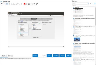 Idderall - Flamory bookmarks and screenshots