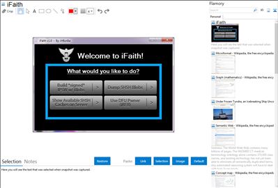 iFaith - Flamory bookmarks and screenshots