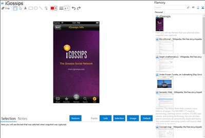 iGossips - Flamory bookmarks and screenshots