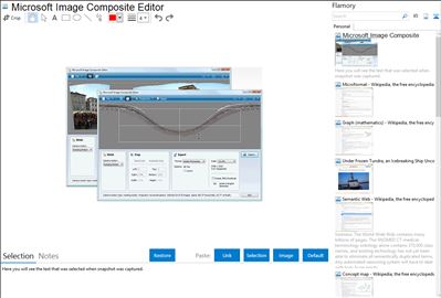 Microsoft Image Composite Editor - Flamory bookmarks and screenshots