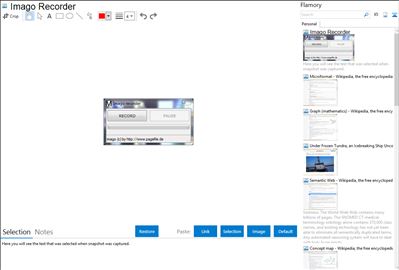 Imago Recorder - Flamory bookmarks and screenshots