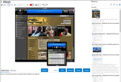 iMesh - Flamory bookmarks and screenshots