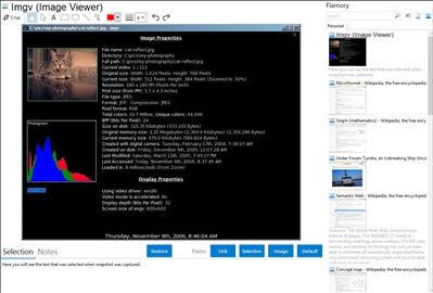 Imgv (Image Viewer) - Flamory bookmarks and screenshots