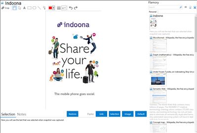 Indoona - Flamory bookmarks and screenshots