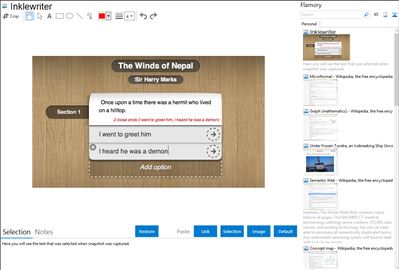 Inklewriter - Flamory bookmarks and screenshots
