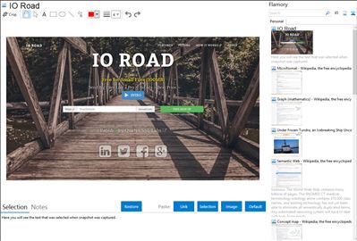 IO Road - Flamory bookmarks and screenshots