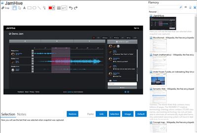 JamHive - Flamory bookmarks and screenshots