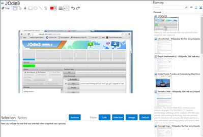 JOdin3 - Flamory bookmarks and screenshots
