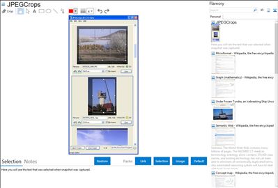 JPEGCrops - Flamory bookmarks and screenshots