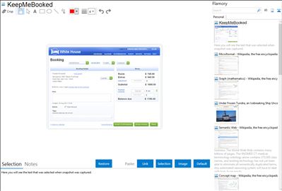 KeepMeBooked - Flamory bookmarks and screenshots
