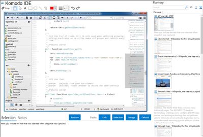 Komodo IDE - Flamory bookmarks and screenshots