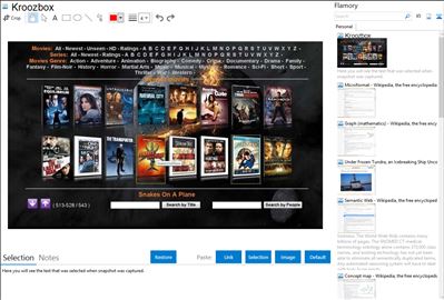 Kroozbox - Flamory bookmarks and screenshots