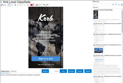 Krrb Local Classifieds - Flamory bookmarks and screenshots