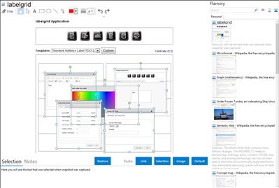 labelgrid - Flamory bookmarks and screenshots