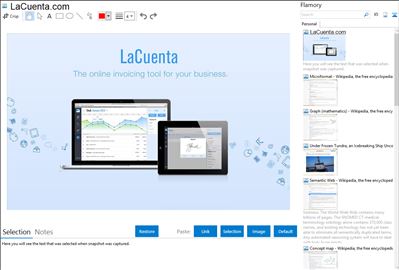 LaCuenta.com - Flamory bookmarks and screenshots