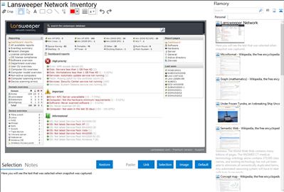 Lansweeper Network Inventory - Flamory bookmarks and screenshots