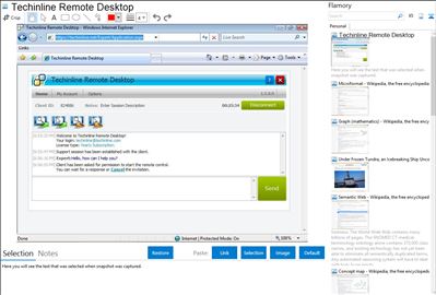Techinline Remote Desktop - Flamory bookmarks and screenshots