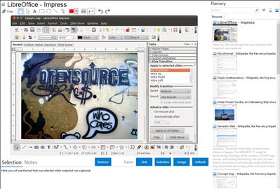 LibreOffice - Impress - Flamory bookmarks and screenshots