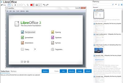 LibreOffice - Flamory bookmarks and screenshots