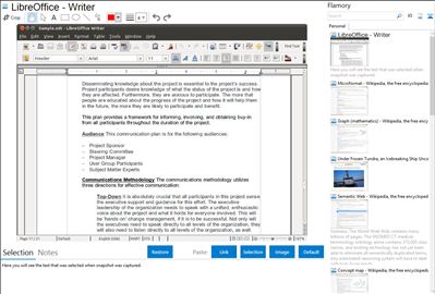 LibreOffice - Writer - Flamory bookmarks and screenshots