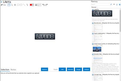 LifeYo - Flamory bookmarks and screenshots