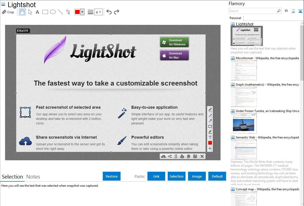 Screenshot Lightshot For Mac