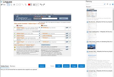Linguee - Flamory bookmarks and screenshots